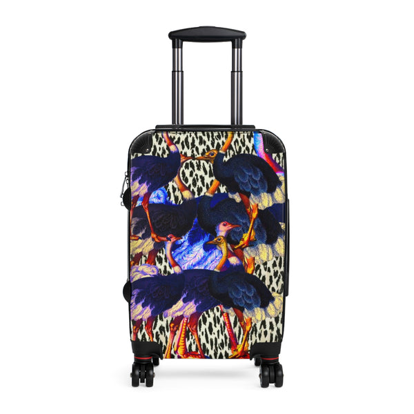 PRINTED LUXURIOUS TRAVEL SUITCASE