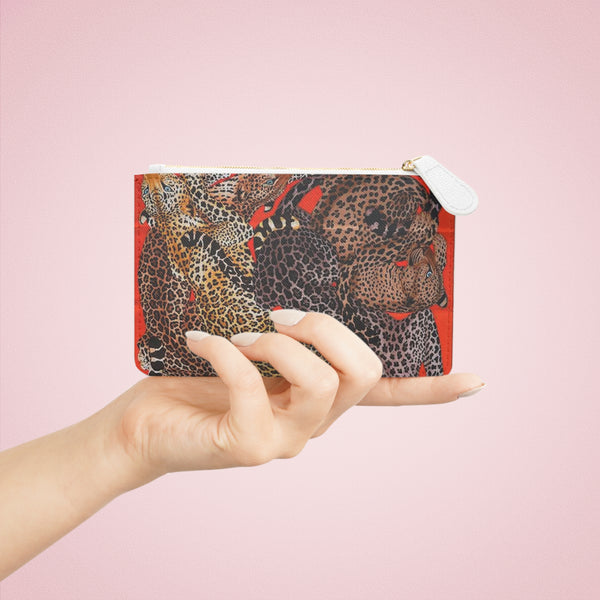 Leopard Mini Clutch Bag